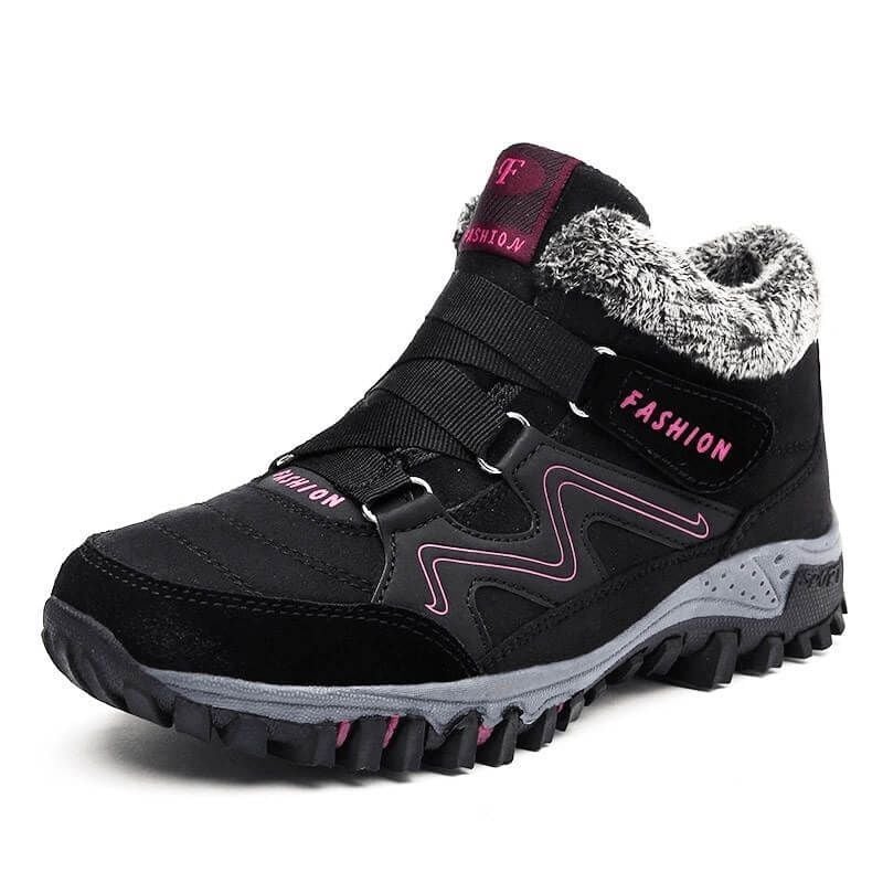 OCW Women Snowy Villi Leather Waterproof Ankle Boots & Super Warm Winter Boots OCWShoes