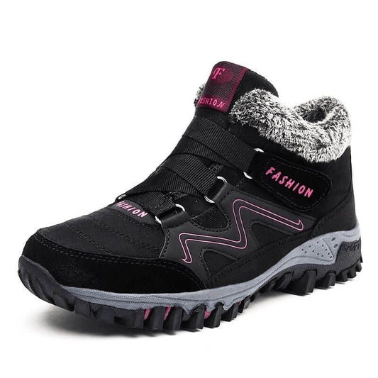 OCW Women Snowy Villi Leather Waterproof  Ankle Boots & Super Warm Winter Boots OCWShoes