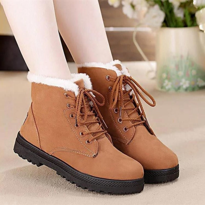 OCW Snow Orthopedic Boots For Women Arch Support Warm Fur Plush Insole Keep Warm Winter OCWShoes