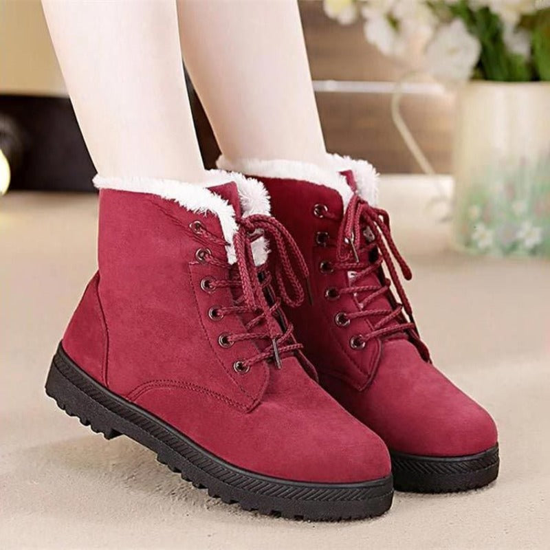 OCW Snow Orthopedic Boots For Women Arch Support Warm Fur Plush Insole Keep Warm Winter OCWShoes