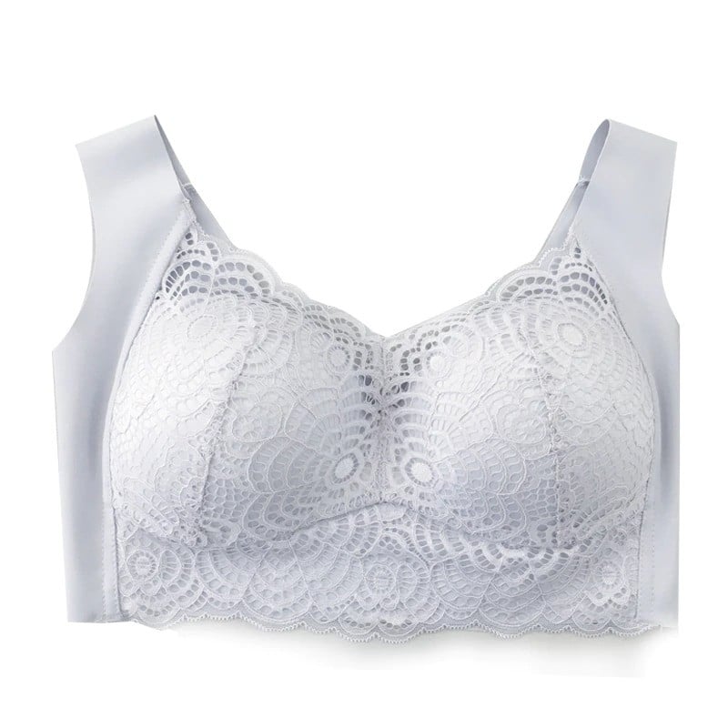 OCW Bra For Women Ultimate Lift Stretch Full-Figure Seamless Lace Cut-Out Bra Plus Size