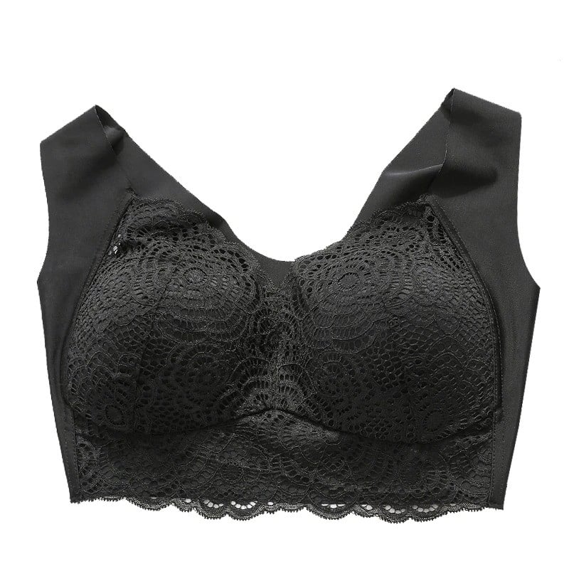 OCW Bra For Women Ultimate Lift Stretch Full-Figure Seamless Lace Cut-Out Bra Plus Size