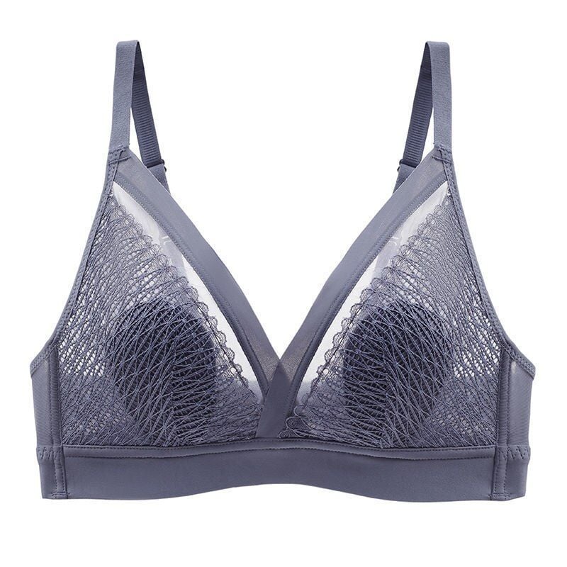 OCW Wireless Ultra Thin Lace Women Deep V Plunge Bras