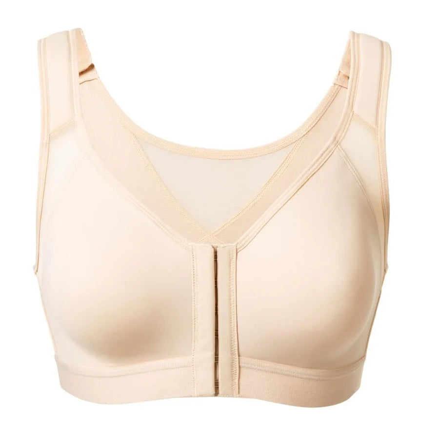 OCW Women's Full Coverage Wire Free Back Support Front Closure Bras