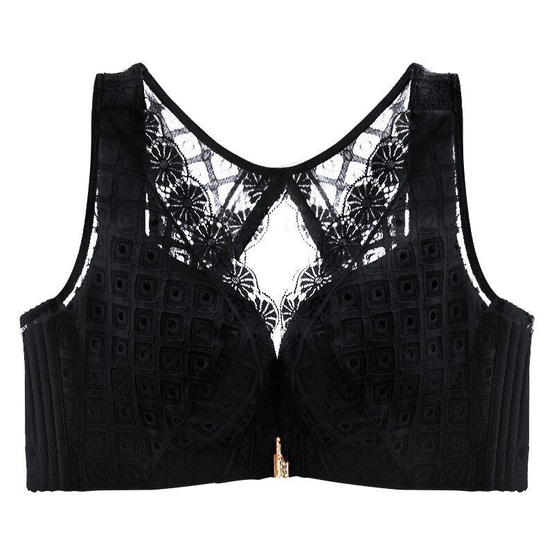OCW Wireless Deep V Plunge Women Front Closure Bras