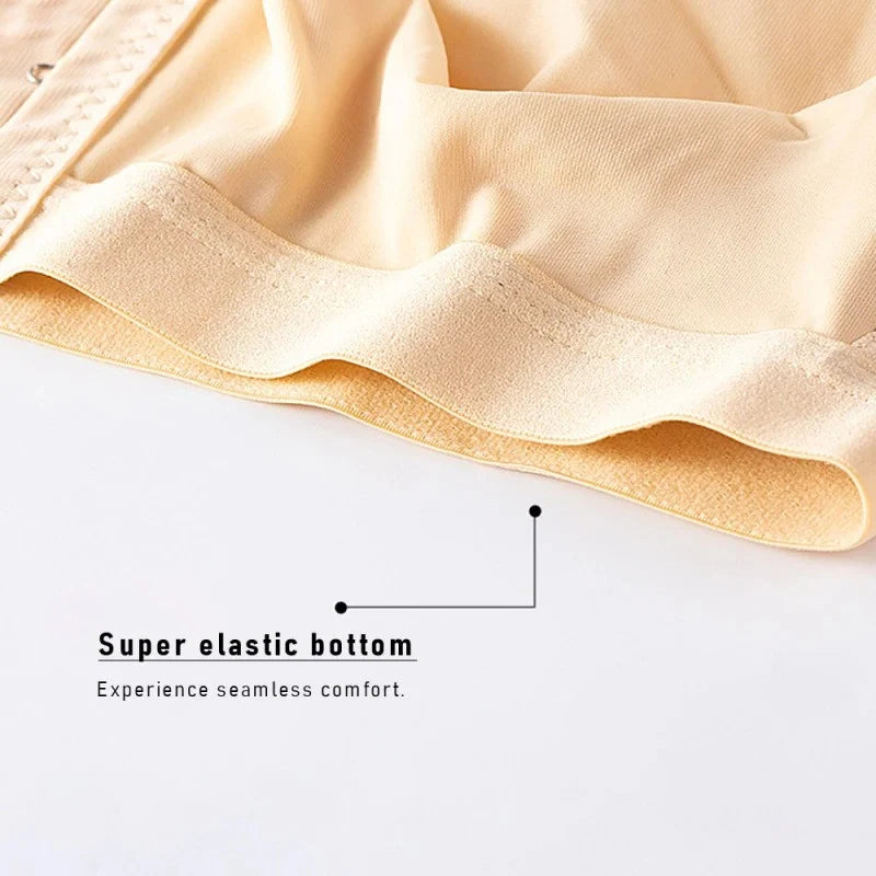 OCW Women's Full Coverage Wire Free Back Support Front Closure Bras