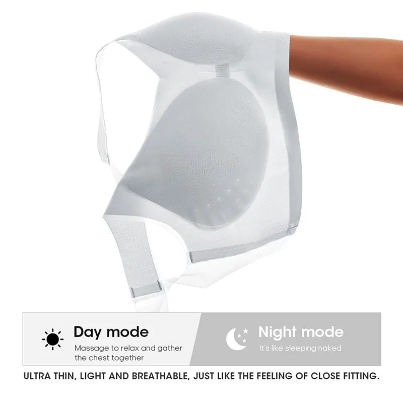 OCW Bras Seamless Wireless Ultra Thin Full Transparent Sports Bra
