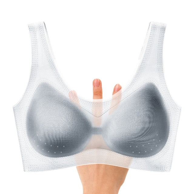 OCW Bras Seamless Wireless Ultra Thin Full Transparent Sports Bra