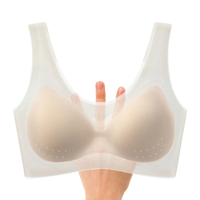 OCW Bras Seamless Wireless Ultra Thin Full Transparent Sports Bra