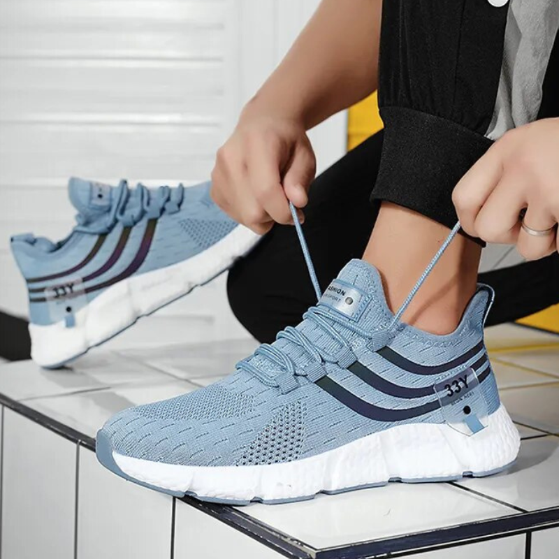 OCW Men Orthopedic Good Walking Shoes Comfortable Breathable Shock-Absorbing Non-Slip Shoes