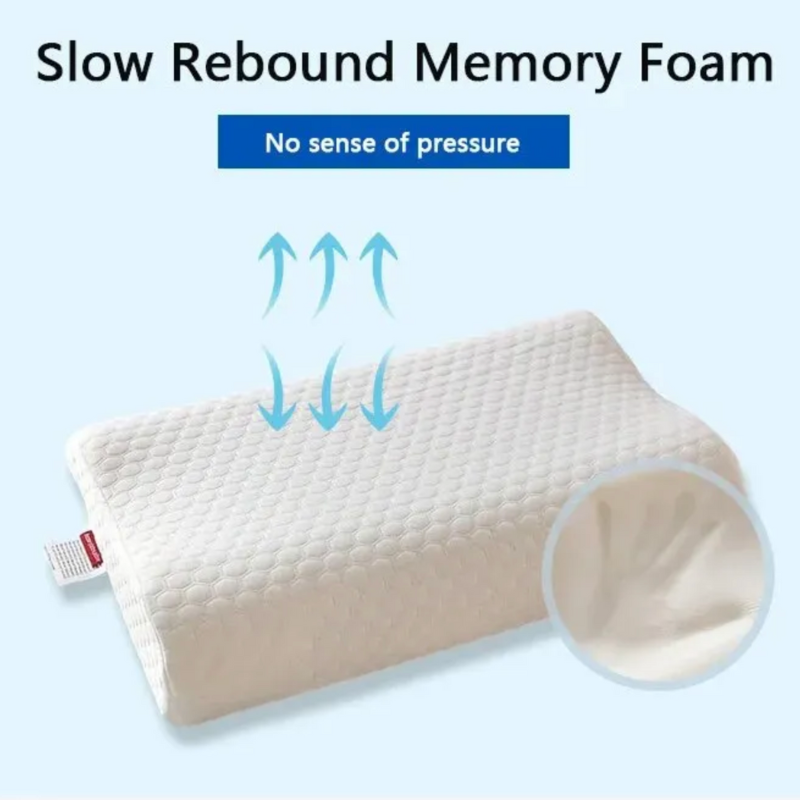 OCW Orthopedic Neck Pillow Memory Foam Soft Anti-snoring Cervical Pillows