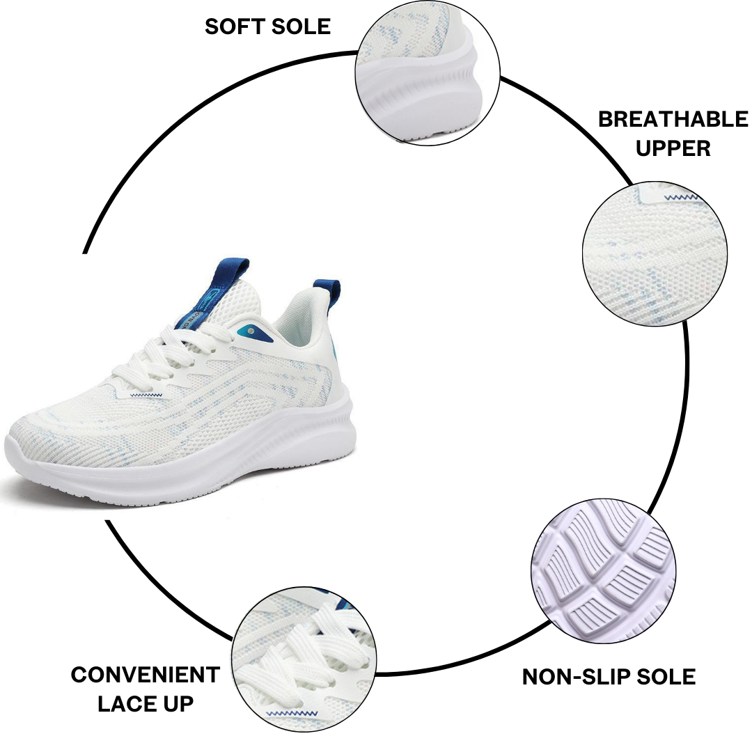 OCW Men Orthopedic Good Walking Shoes Comfortable Breathable Cushioned Heels Non-slip Sneakers