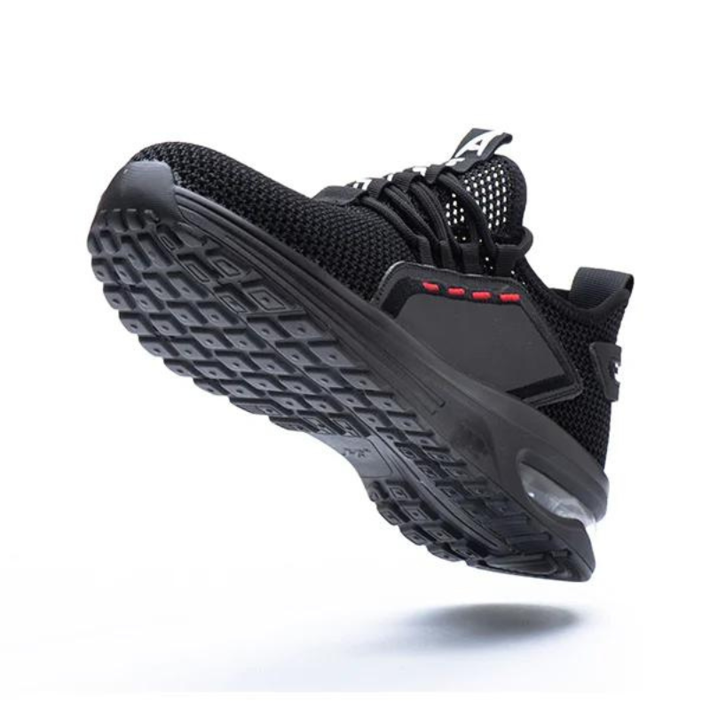 OCW Men Orthopedic Good Walking Shoes Ultra-Light Comfortable Breathable Steel Toe Non-Slip Work Shoes