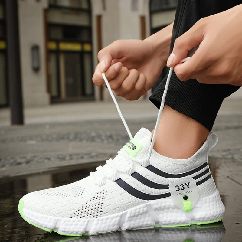 OCW Men Orthopedic Good Walking Shoes Comfortable Breathable Shock-Absorbing Non-Slip Shoes