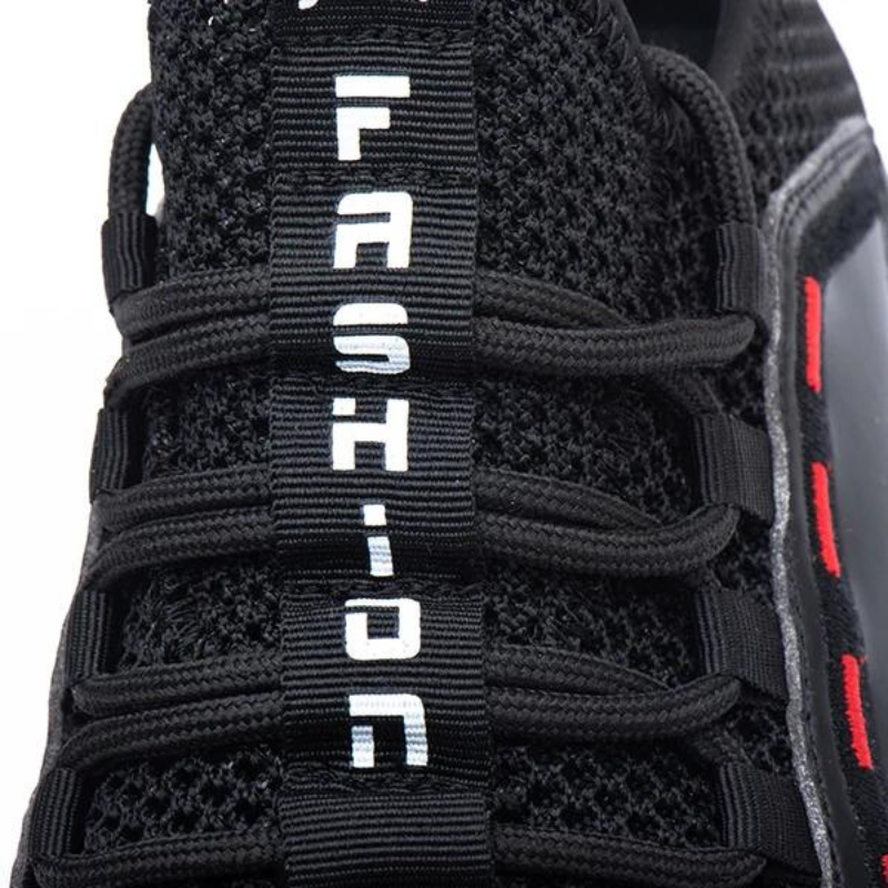 OCW Men Orthopedic Good Walking Shoes Ultra-Light Comfortable Breathable Steel Toe Non-Slip Work Shoes