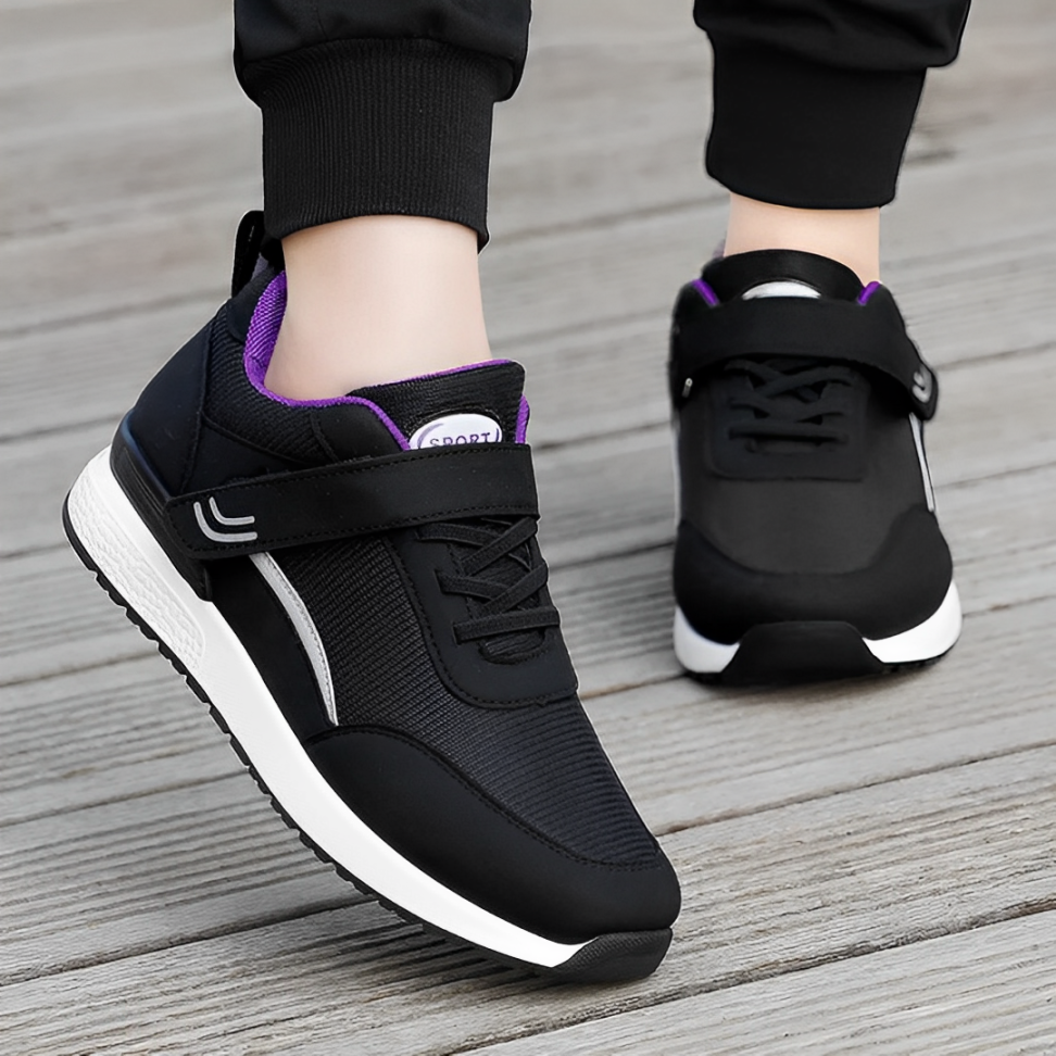 OCW Women Orthopedic Good Walking Shoes Comfortable Lightweight Casual Velcro Strap Sneakers