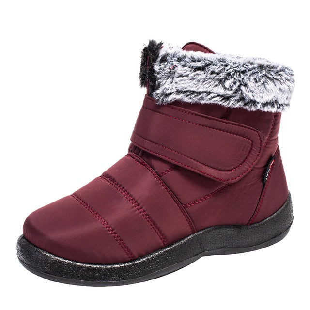 OCW Women Winter Boots Orthopedic Warm Fur Snow Ankle Waterproof Non Slip Boots