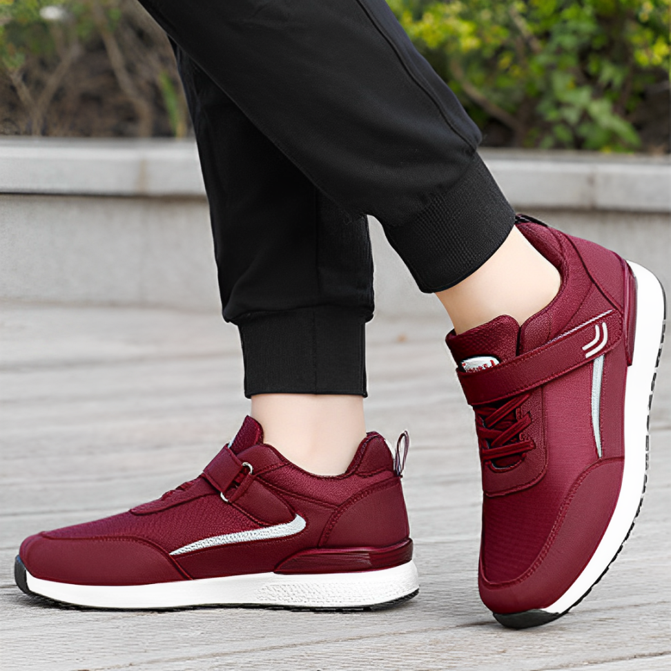 OCW Women Orthopedic Good Walking Shoes Comfortable Lightweight Casual Velcro Strap Sneakers