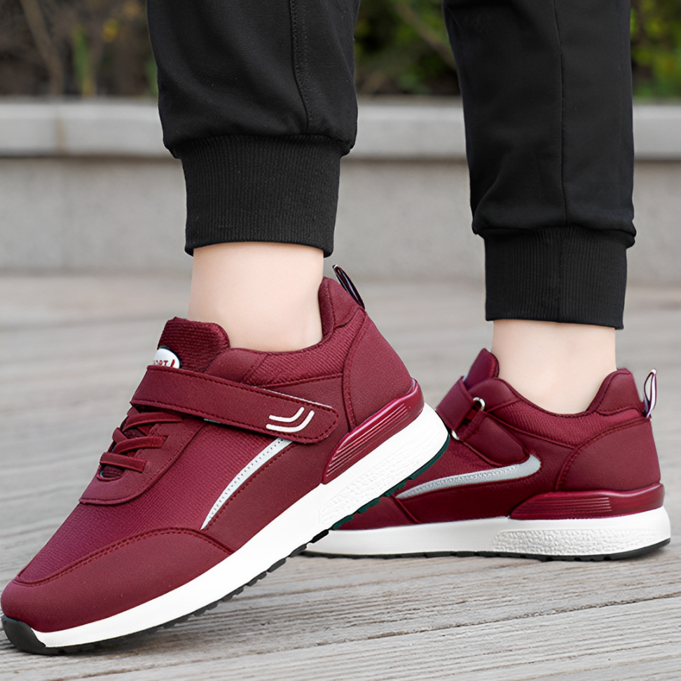 OCW Women Orthopedic Good Walking Shoes Comfortable Lightweight Casual Velcro Strap Sneakers