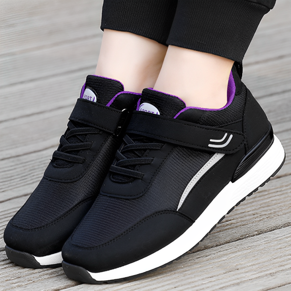 OCW Women Orthopedic Good Walking Shoes Comfortable Lightweight Casual Velcro Strap Sneakers