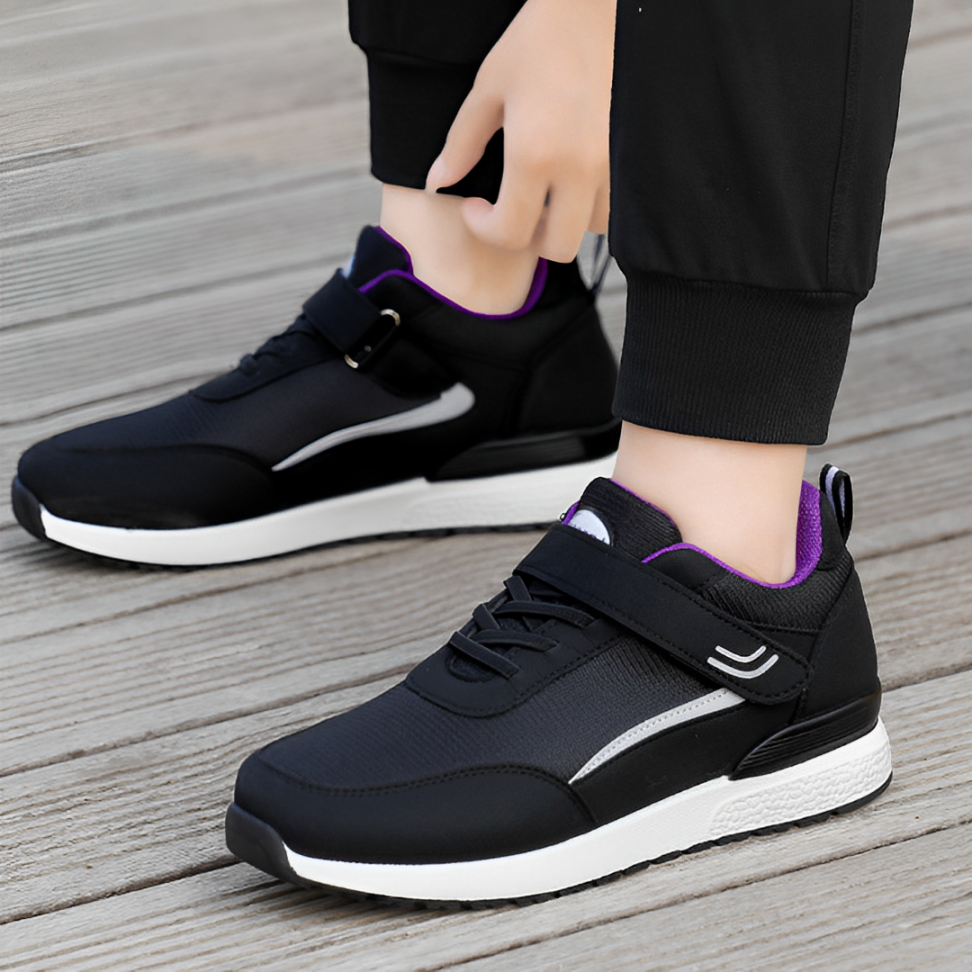 OCW Women Orthopedic Good Walking Shoes Comfortable Lightweight Casual Velcro Strap Sneakers
