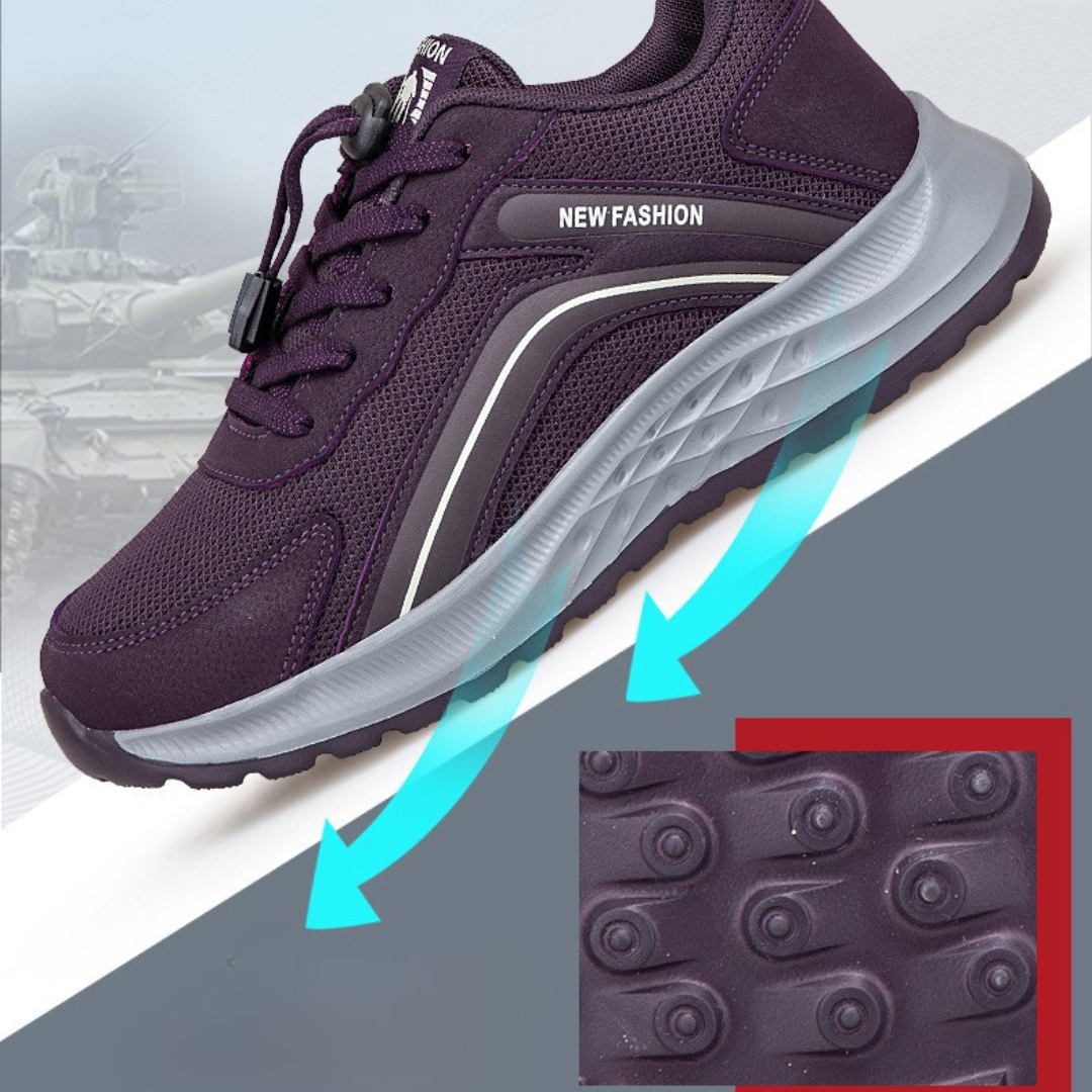 OCW Women Orthopedic Standing All Day Shoes Hand-free Comfortable Shock-Absorbing Sneakers