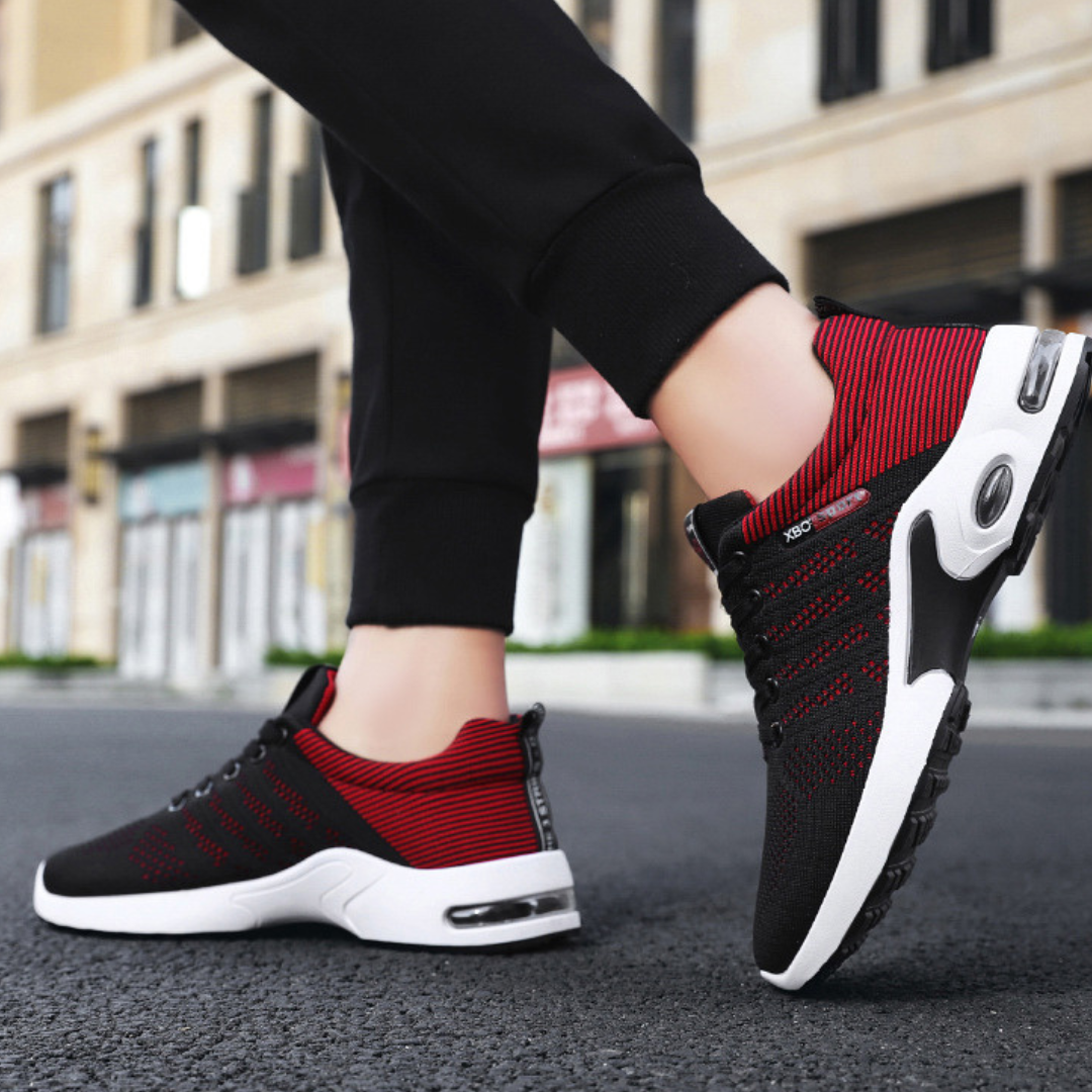 OCW Men Orthopedic Comfortable Standing All Day Air Cushion Shock-Absorbing Non-Slip Shoes