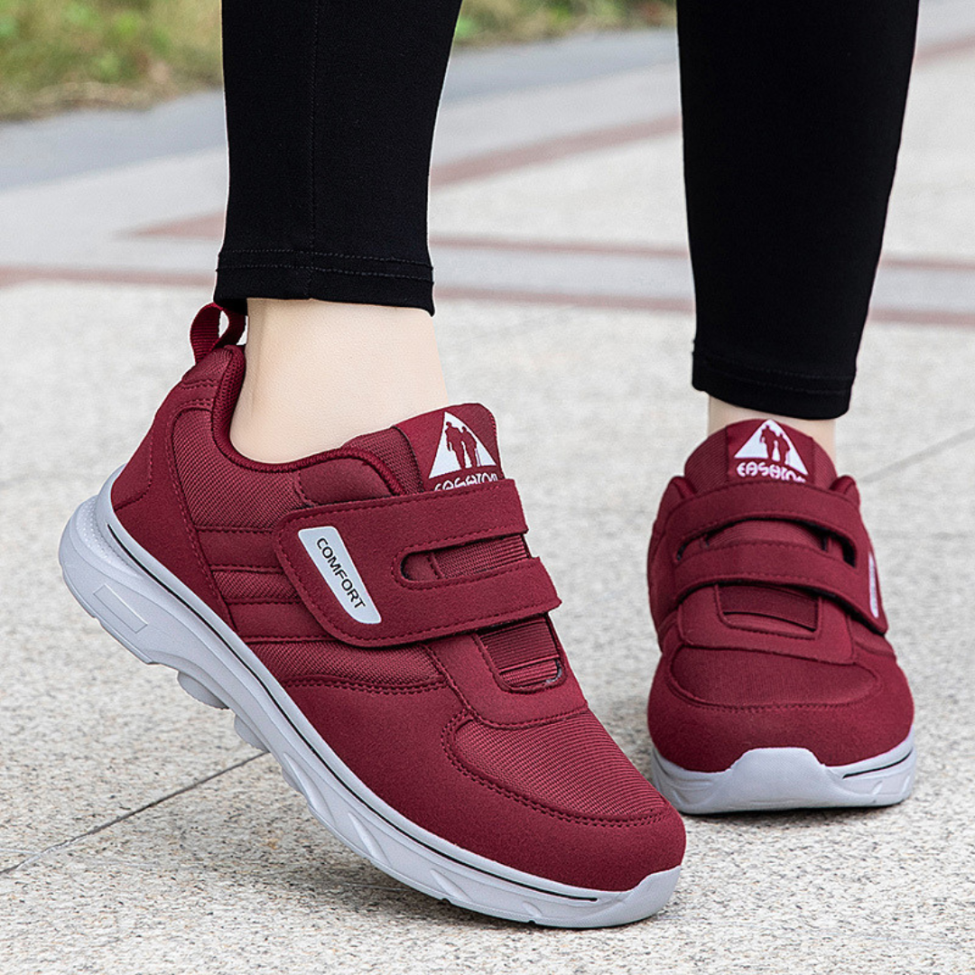 OCW Men Orthopedic Good Walking Shoes Soft Cushion Sole Standing All Day Velcro Strap Sneakers