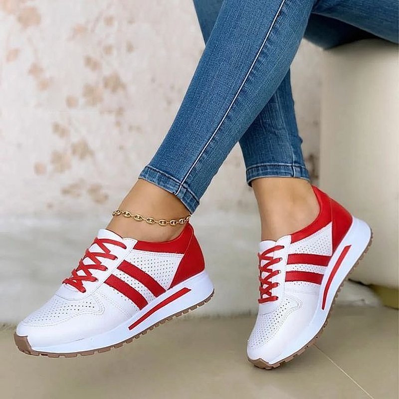 OCW White Orthopedic Shoes Women Light Non-shock Sneakers Mesh Sporty Fashionable OCWShoes