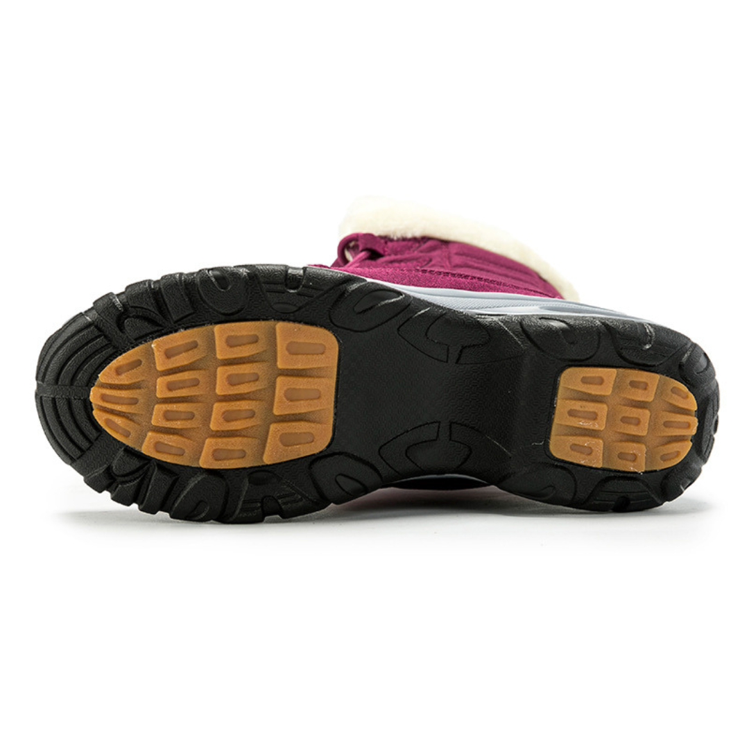 OCW Orthopedic Women Winter Boots Warm Lace-up Comfortable Waterproof Non-slip Hiking Snow Boots OCWShoes