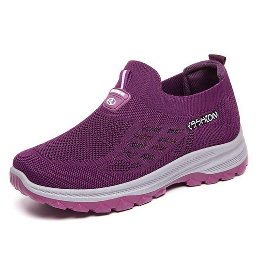 OCW Women Orthopedic Good Walking Shoes Comfortable Breathable Slip-On Soft-Sole Shoes
