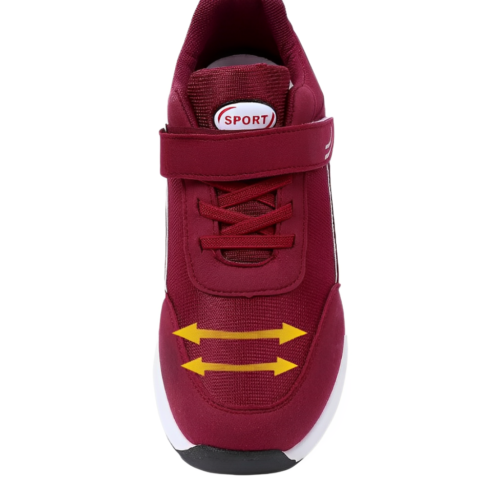 OCW Women Orthopedic Good Walking Shoes Comfortable Lightweight Casual Velcro Strap Sneakers