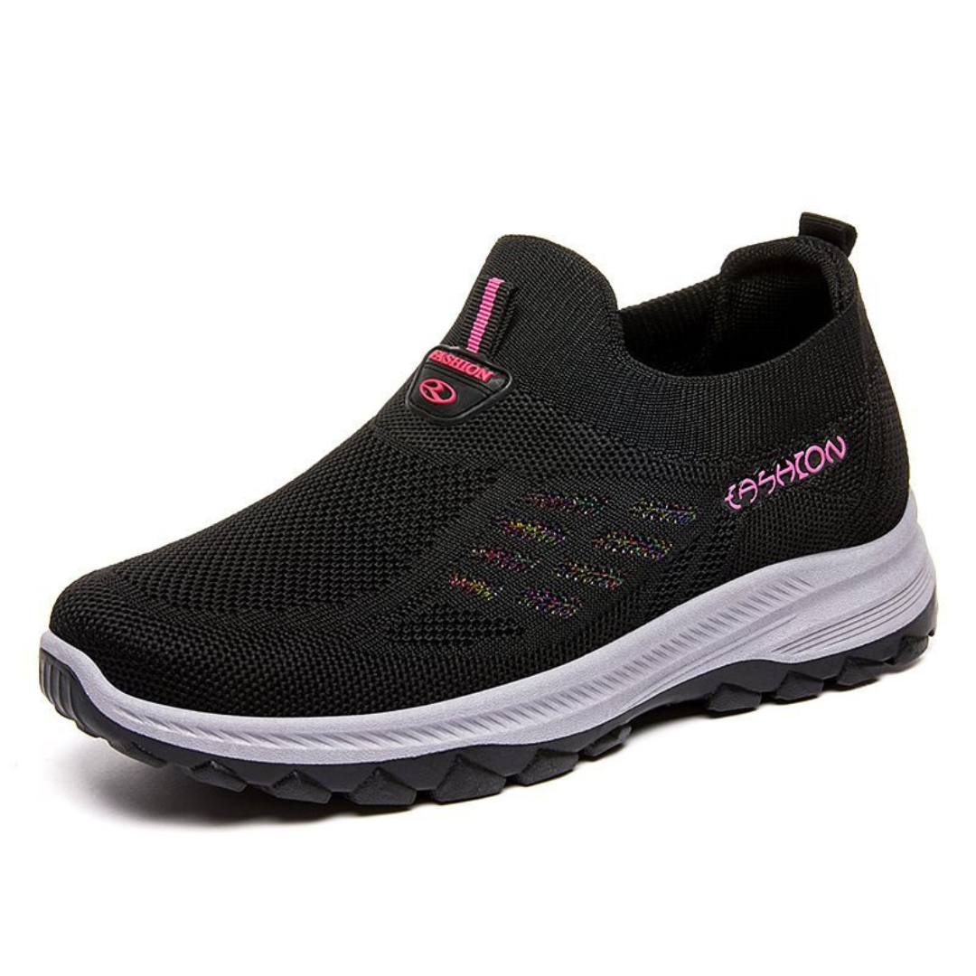OCW Women Orthopedic Good Walking Shoes Comfortable Breathable Slip-On Soft-Sole Shoes