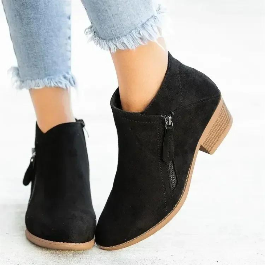 OCW Orthopedic Women Boots Arch Support Warm Suede Leather Ankle Boots OCWShoes