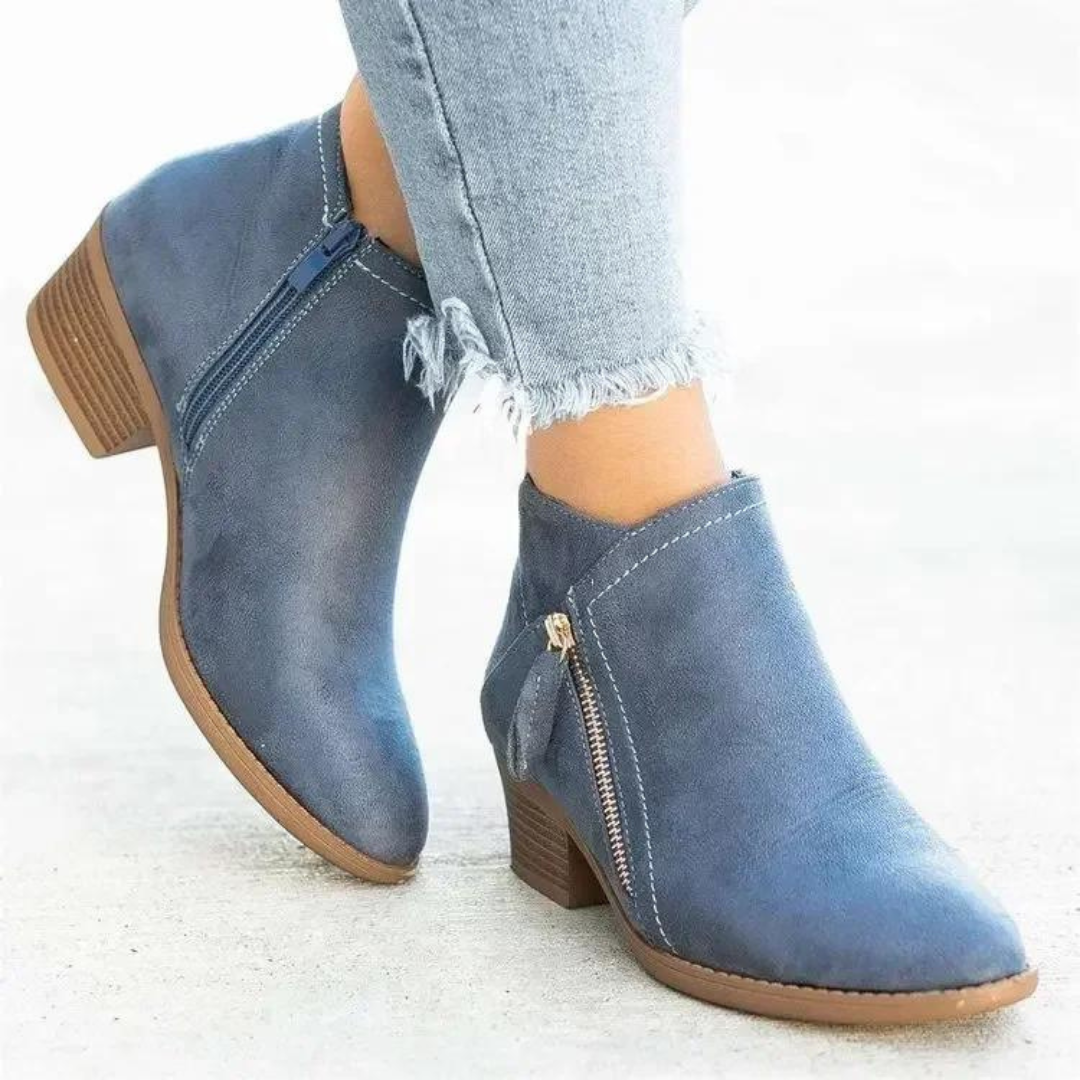 OCW Orthopedic Women Boots Arch Support Warm Suede Leather Ankle Boots OCWShoes