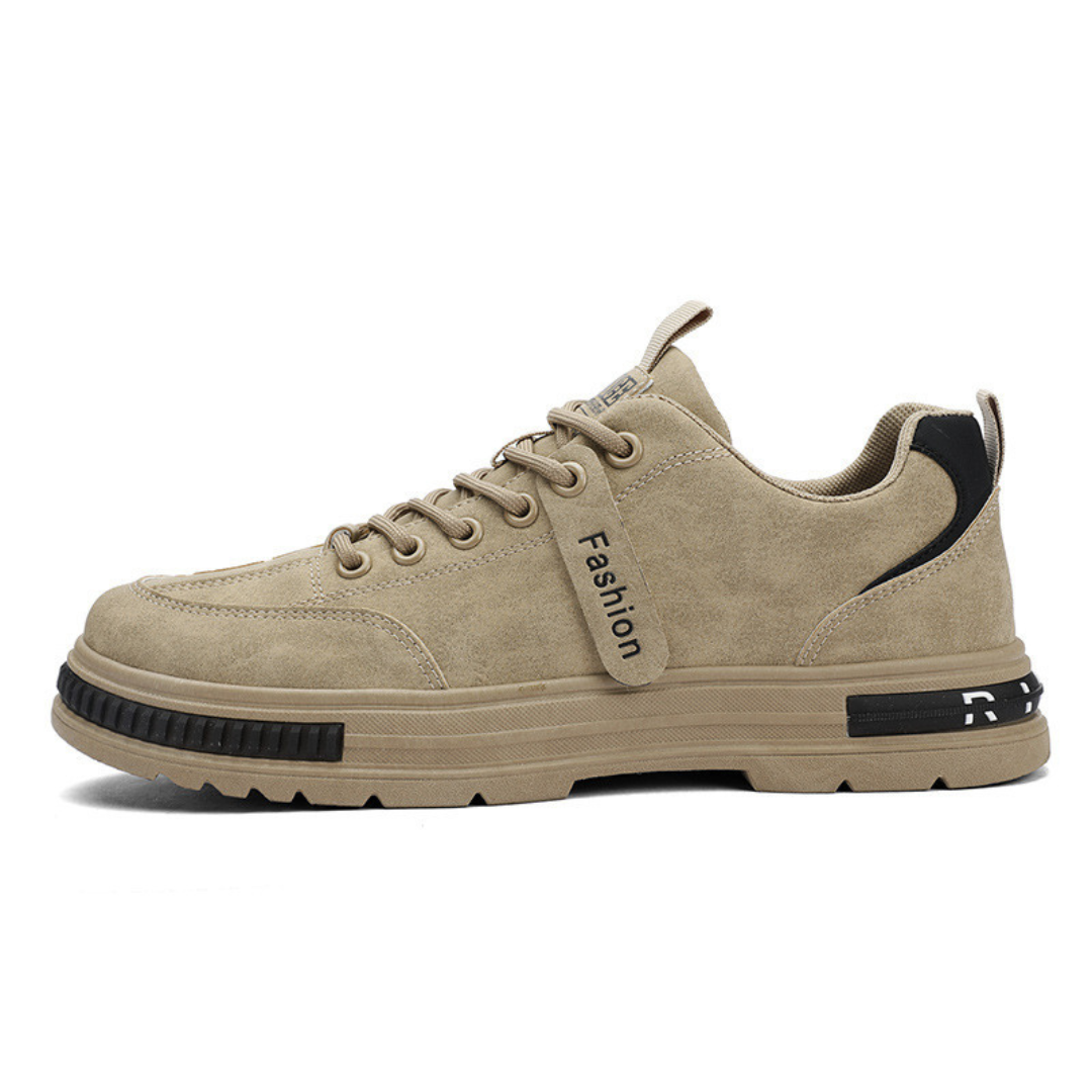 OCW Orthopedic Men Suede Leather Comfort Non-slip Work Shoes OCWShoes