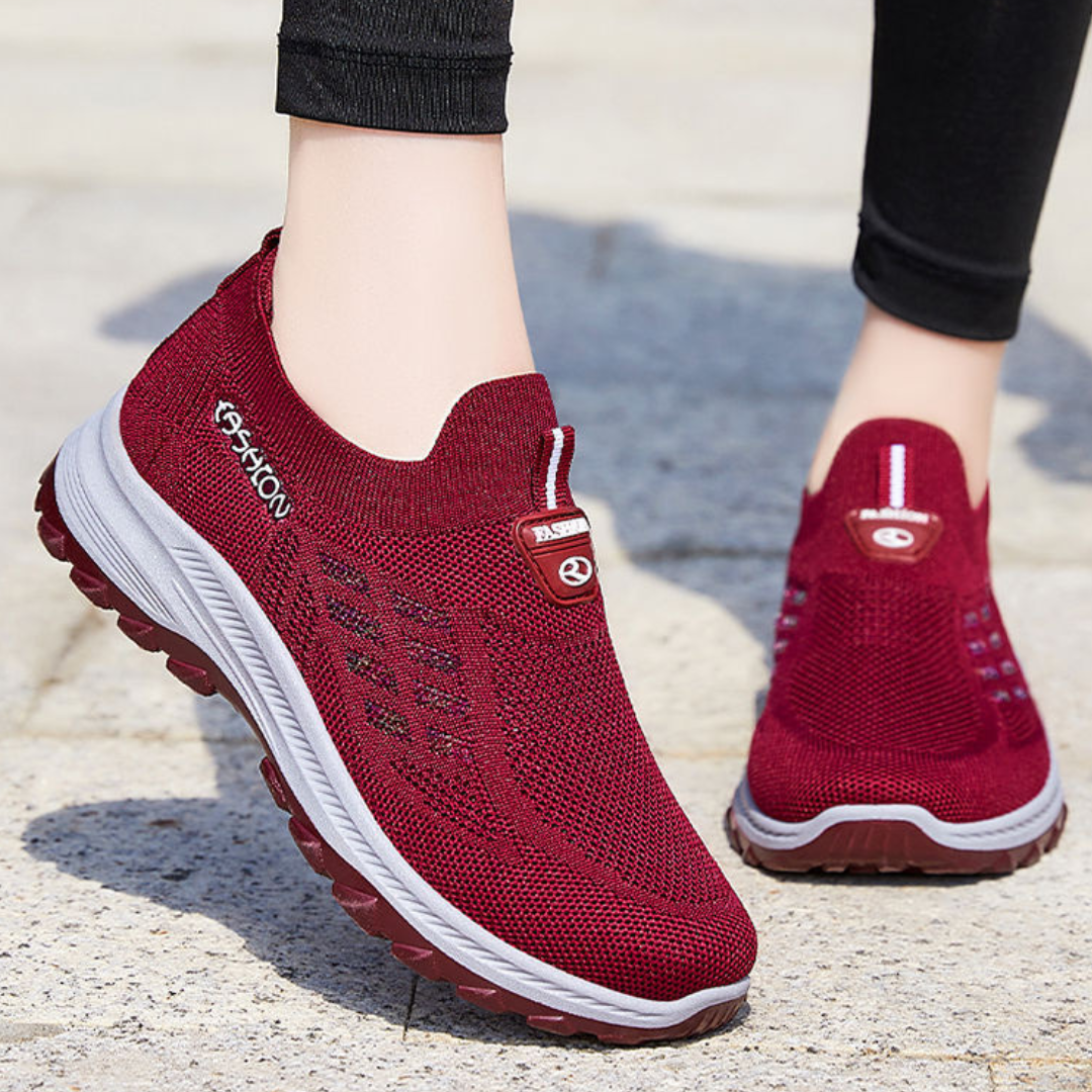 OCW Women Orthopedic Good Walking Shoes Comfortable Breathable Slip-On Soft-Sole Shoes
