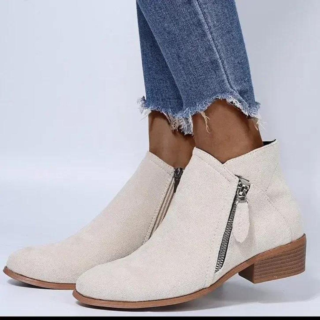 OCW Orthopedic Women Boots Arch Support Warm Suede Leather Ankle Boots OCWShoes