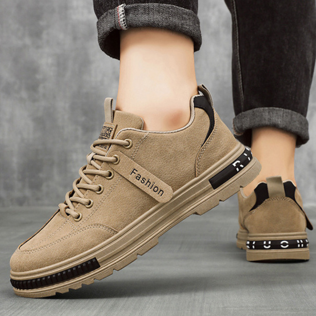 OCW Orthopedic Men Suede Leather Comfort Non-slip Work Shoes OCWShoes