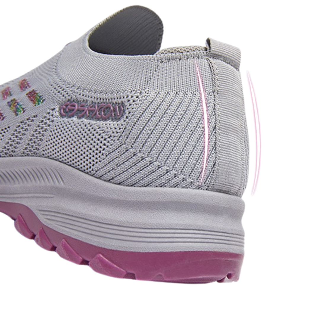 OCW Women Orthopedic Good Walking Shoes Comfortable Breathable Slip-On Soft-Sole Shoes