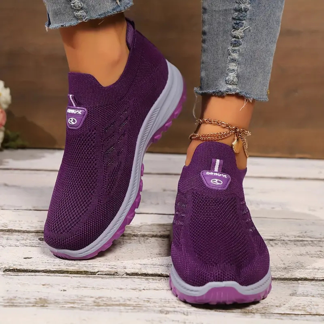 OCW Women Orthopedic Good Walking Shoes Comfortable Breathable Slip-On Soft-Sole Shoes