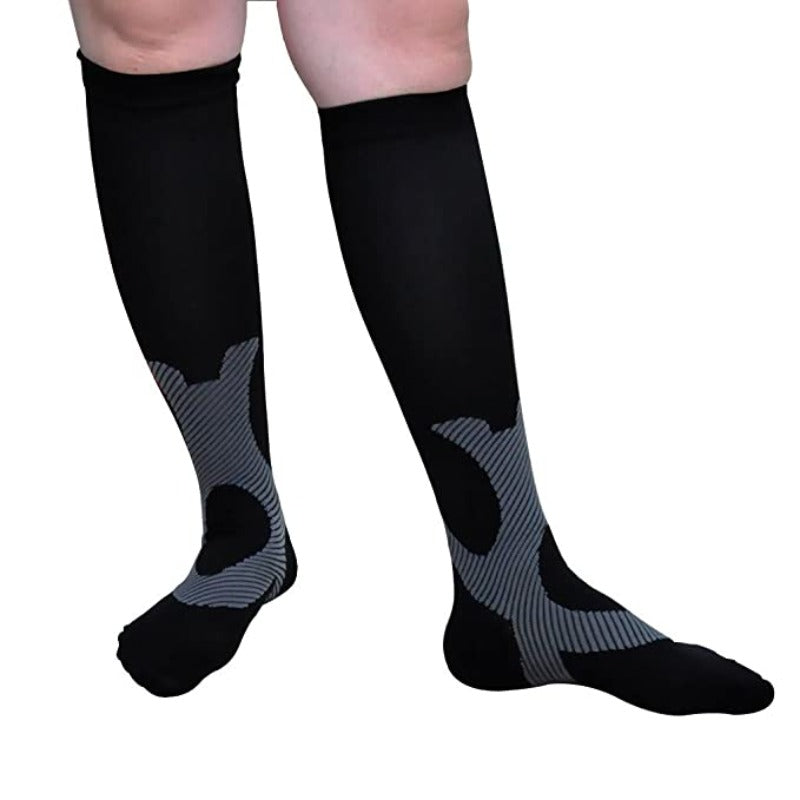 OCW Unisex Socks Arch Support Breathable Non Slip Cuff Reinforced Heel Compression Socks OCWShoes