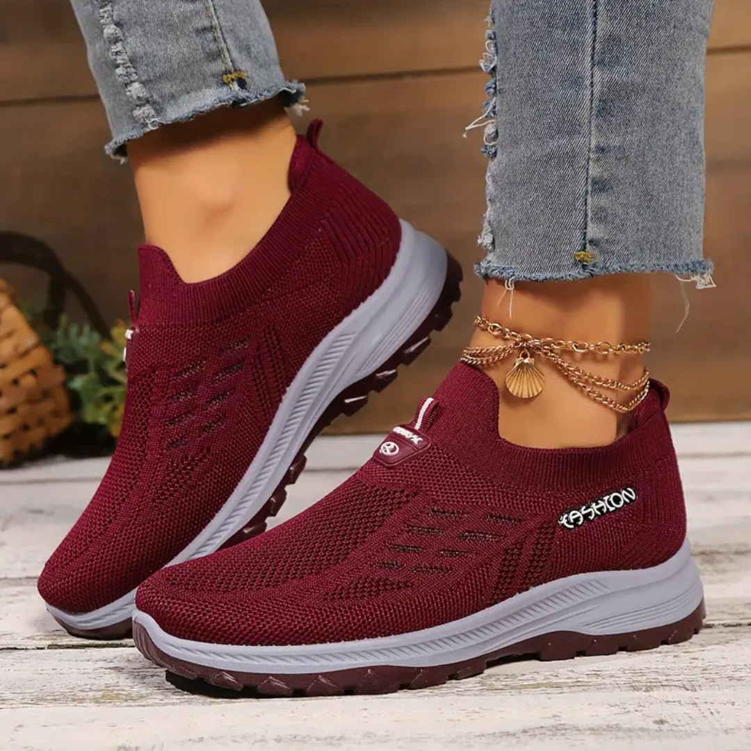 OCW Women Orthopedic Good Walking Shoes Comfortable Breathable Slip-On Soft-Sole Shoes