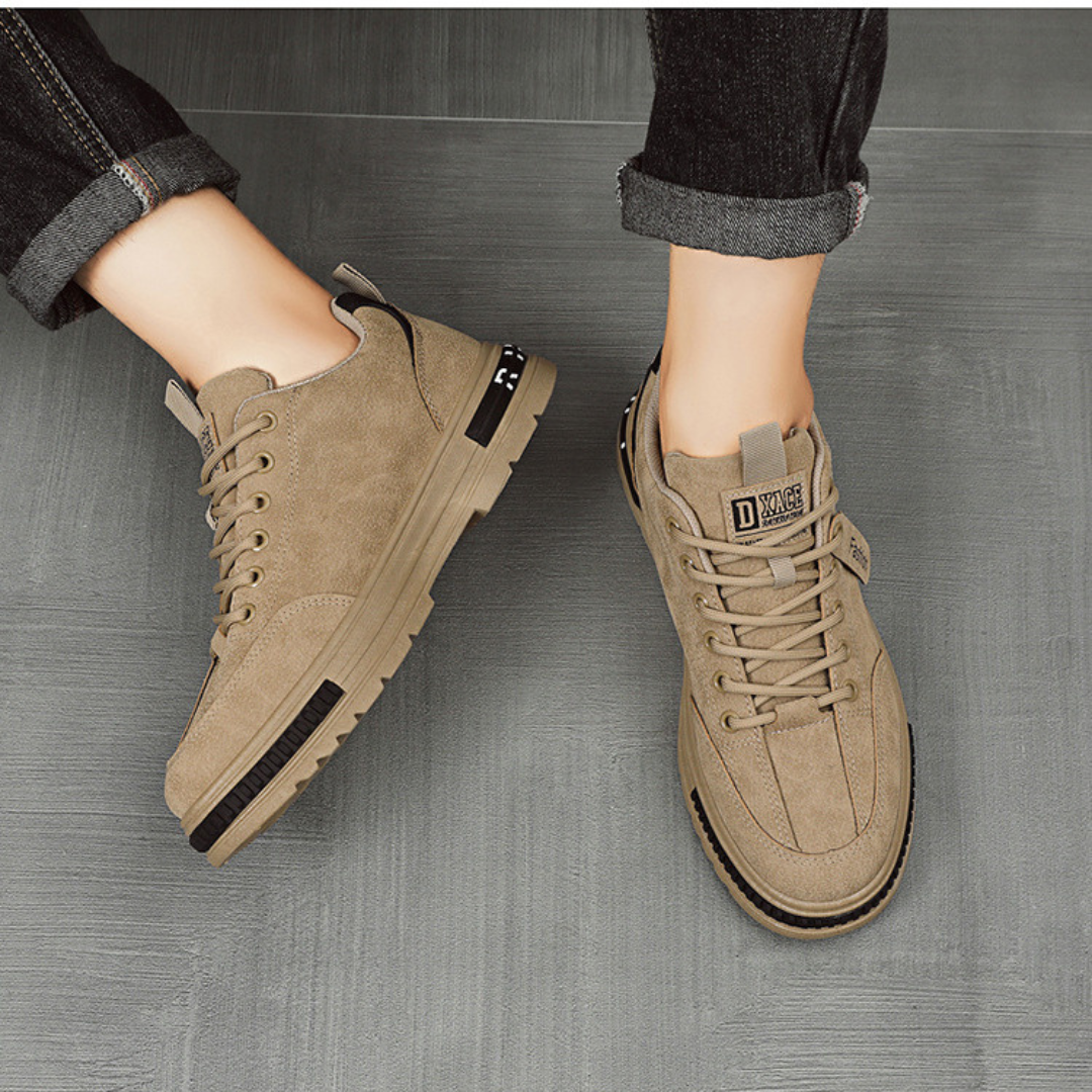 OCW Orthopedic Men Suede Leather Comfort Non-slip Work Shoes OCWShoes