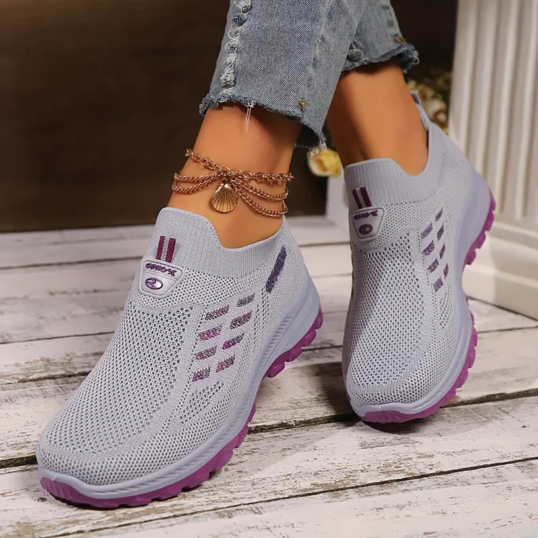 OCW Women Orthopedic Good Walking Shoes Comfortable Breathable Slip-On Soft-Sole Shoes