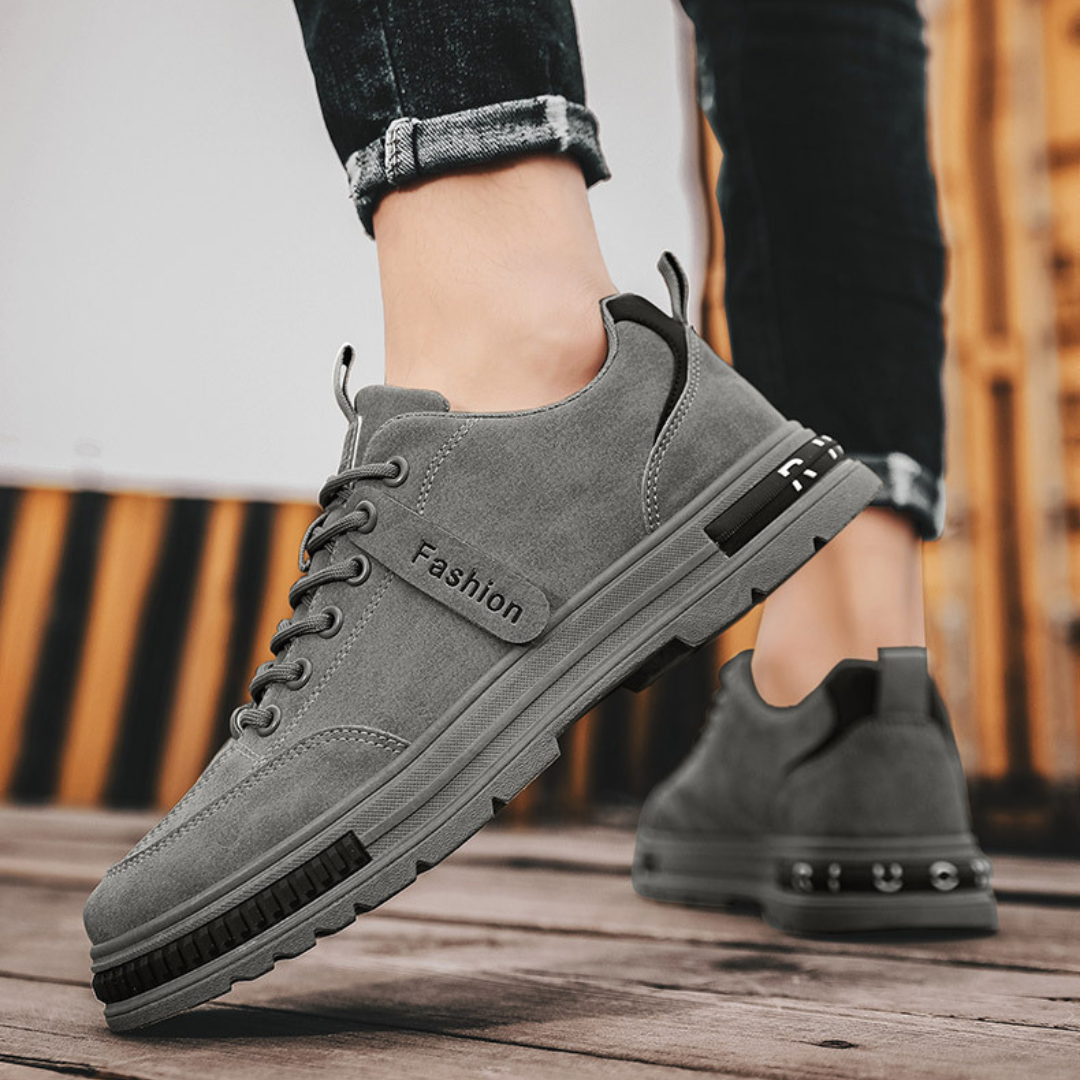 OCW Orthopedic Men Suede Leather Comfort Non-slip Work Shoes OCWShoes