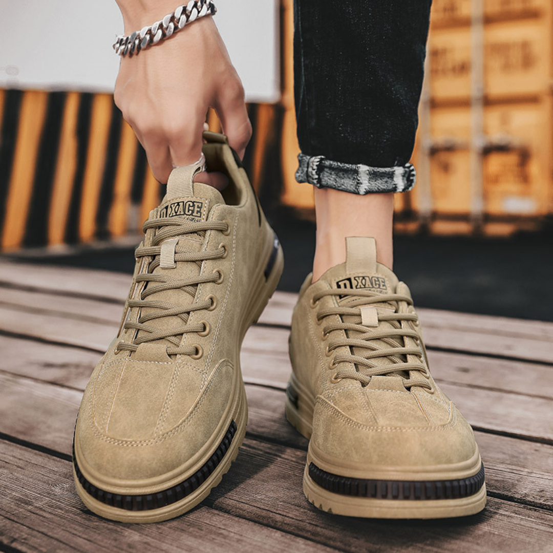 OCW Orthopedic Men Suede Leather Comfort Non-slip Work Shoes OCWShoes