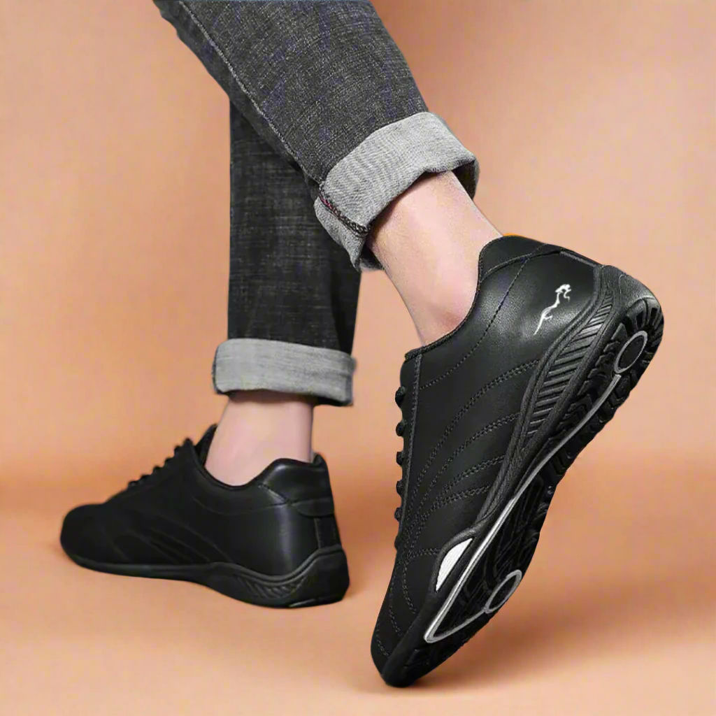 OCW Men Orthopedic Leisure Shoes Water-resistant Arch-support Anti-skid Leather New Design Walking OCWShoes