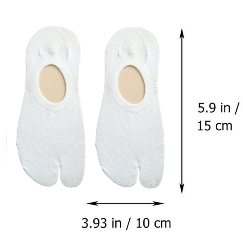 OCW Bunion Socks Nonslip Anti-rubbing Sweat Absorbent No-show Socks Soft Cotton OCWShoes