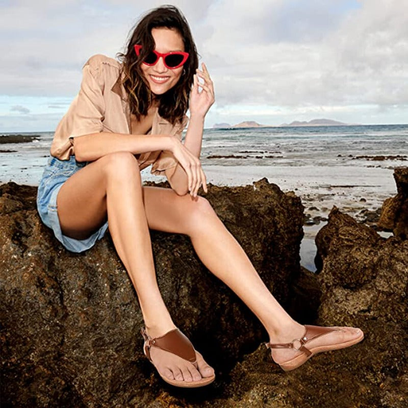 OCW Women Orthopedic Sandal Arch Support Breathable Comfortable Luxury Flip Flop OCWShoes